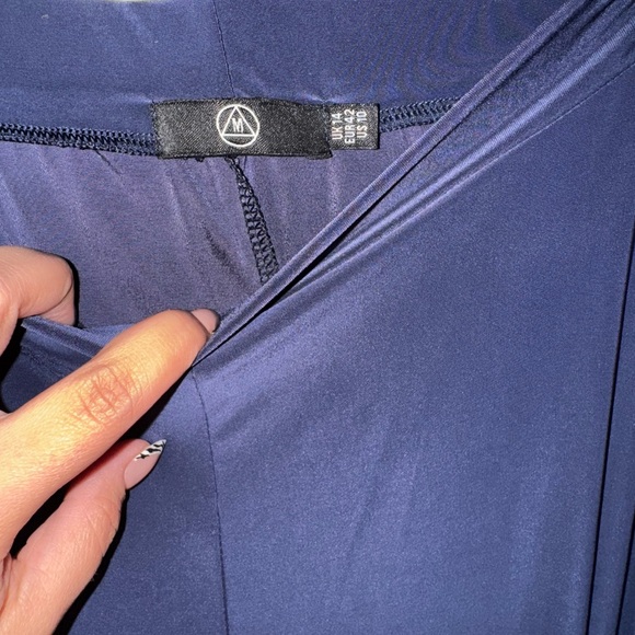 Missguided + Blue Full-Length Robe Intimates - Picture 5 of 5